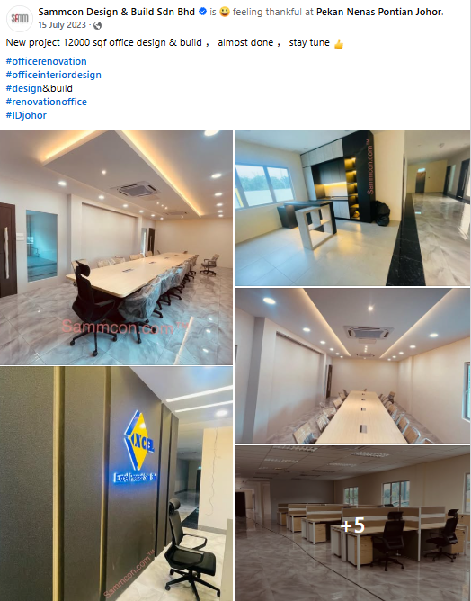Excel Precast Sdn Bhd · Pulai, Johor · 12,000 sq ft factory office · Interior design and renovation · Photo 1