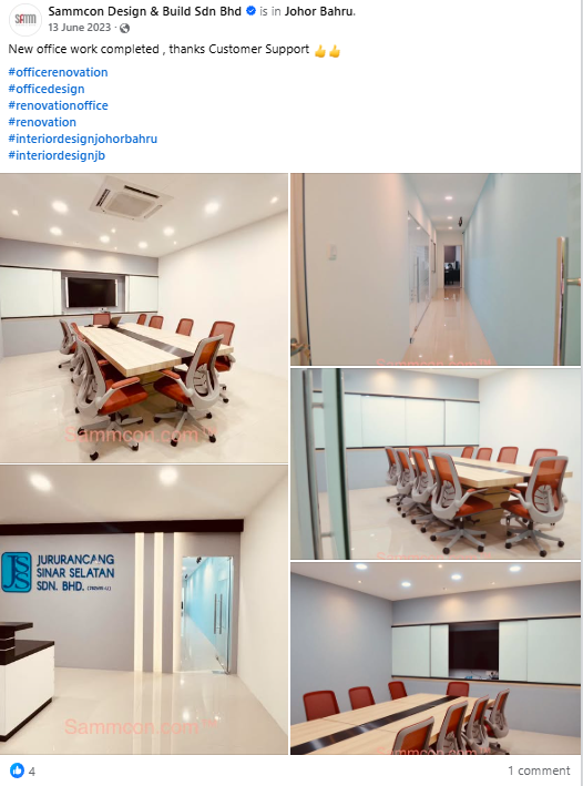 Jururancang Sinar Selatan Sdn Bhd · Office renovation