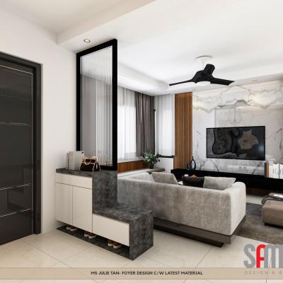 Living Room Area Design In Jb
